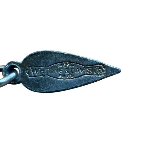 Vintage Whiting & Davis Gold tone Mesh Choker Necklace 11in With 3-Inch Extender - Picture 4 of 4